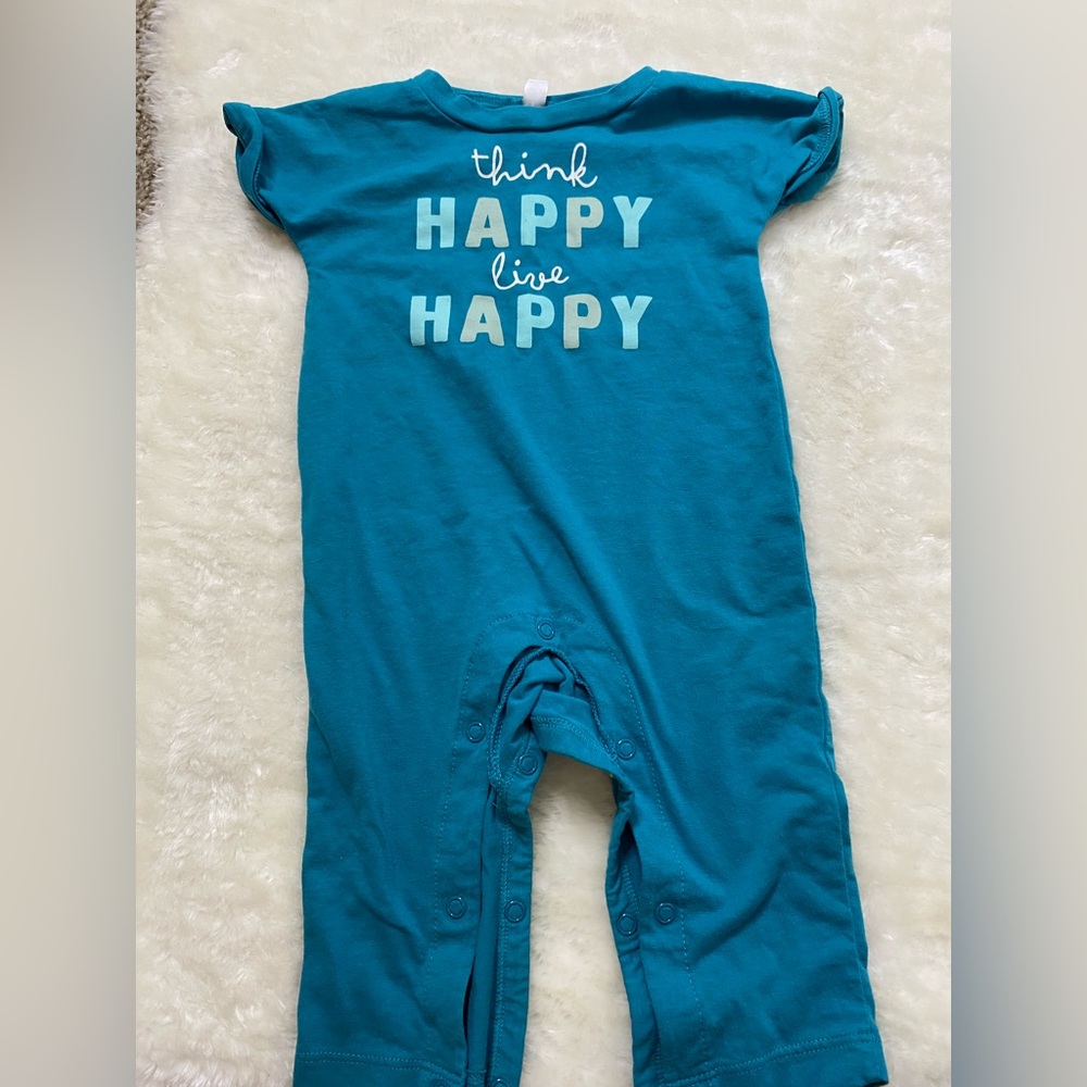 Okie Dokie Baby Girls Short Sleeve Jumpsuit